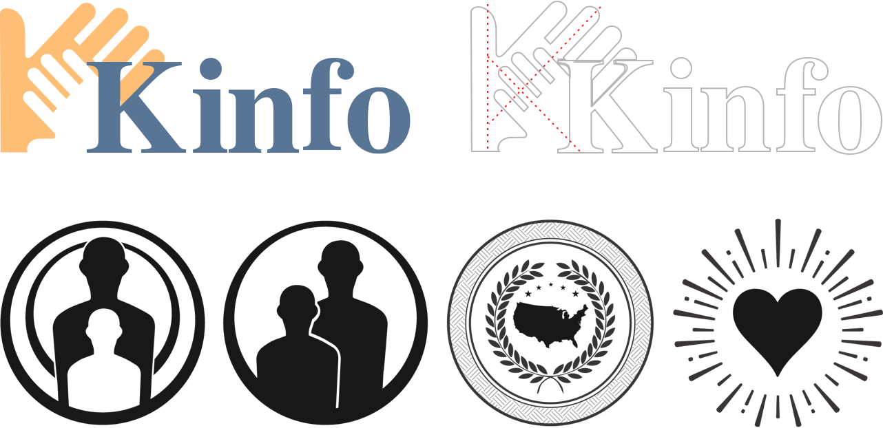 Branded logo and icons by ATTCK for Kinfo