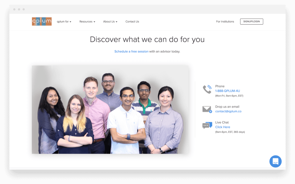 Qplum, what we do for you page. ATTCK case study