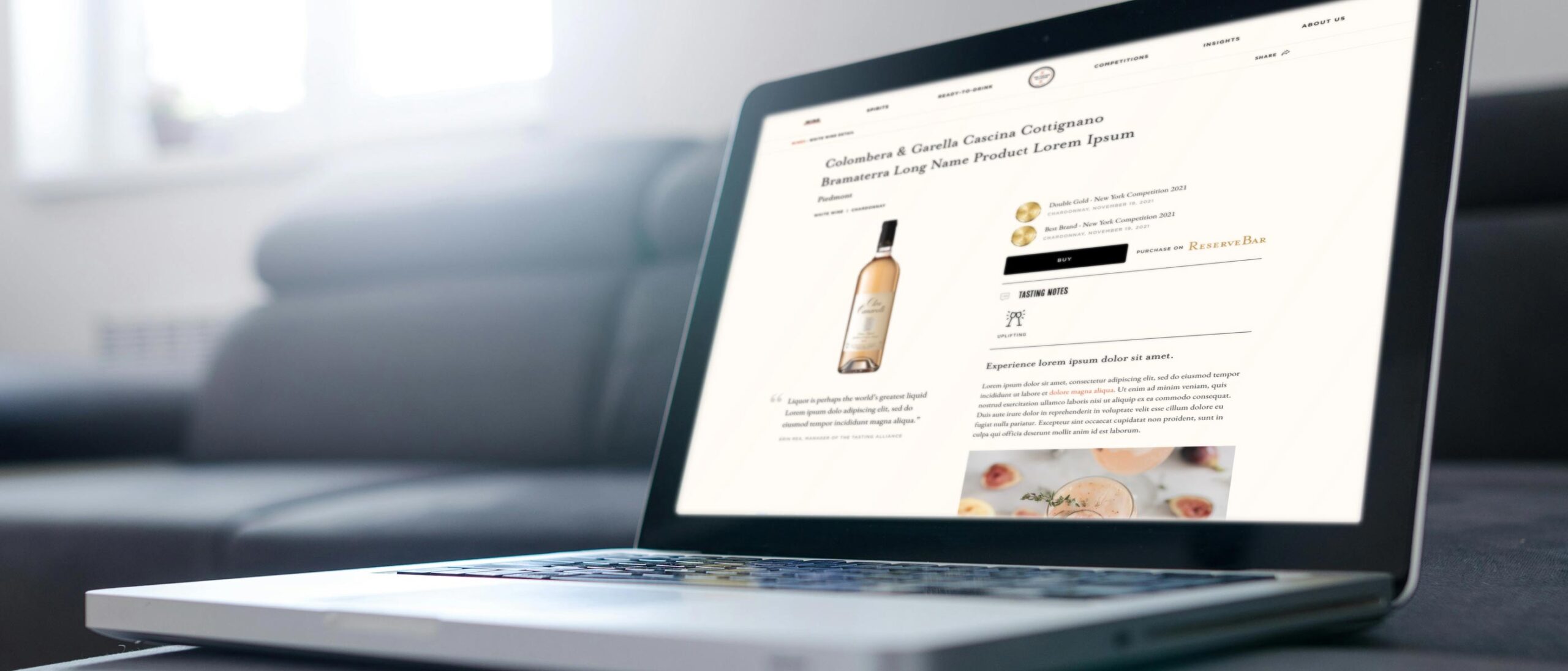 The Tasting Alliance product page